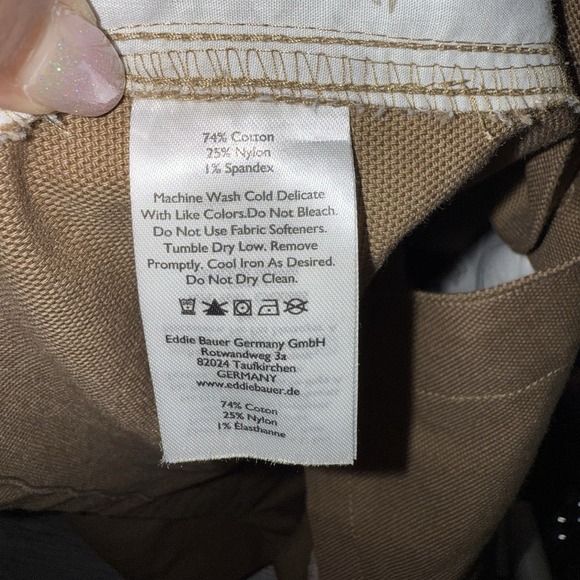 Eddie Bauer Canvas Shacket Men's Size M Tan Mountain Ops Shirt Jacket - Picture 6 of 8